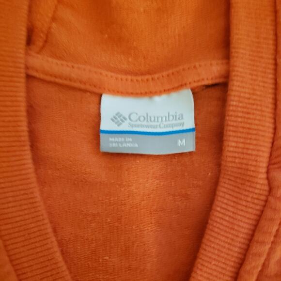 Columbia Oregon State Raglan Striped V Neck Hoodie Size Medium Beavers Football - Picture 5 of 5